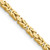 14K 22 inch 2.5mm Byzantine with Lobster Clasp Chain
