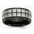 Chisel Titanium Brushed Center Black IP-plated 9mm Band - TB-6F5E0D14-9159