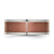 Chisel Titanium Brushed Center Brown IP-plated 8mm Grooved Edge Band - TB-45C98945-1493