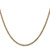 14K 22 inch 2.5mm Semi-Solid Curb with Lobster Clasp Chain