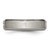 Chisel Titanium Brushed Center Cross Design 6mm Beveled Edge Band - TB-2277A363-7111