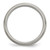 Chisel Titanium Brushed Center with Sterling Silver Inlay 6mm Ridged Edge Band - TB-DE07D38F-1149