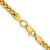 14K 22 inch 3.1mm Semi-Solid Diamond-cut Wheat with Lobster Clasp Chain