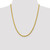 14K 22 inch 3.1mm Semi-Solid Diamond-cut Wheat with Lobster Clasp Chain