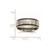 Chisel Titanium Brushed with Black Rubber 8mm Band - TB-206A8E6C-6180