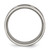 Chisel Titanium Brushed with Black Rubber 8mm Flat Band - TB-C0CDB9BB-4988
