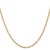 14K 22 inch 3.2mm Round Open Link Cable with Lobster Clasp Chain