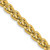 14K 22 inch 3.45mm Semi-Solid Wheat with Lobster Clasp Chain
