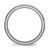 Chisel Titanium Polished 5mm Ridged Edge Band - TB-330B7C6C-2722