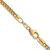 14K 22 inch 3mm Semi-Solid Franco with Fancy Lobster Clasp Chain