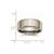 Chisel Titanium Polished 8mm Beveled Edge Band - TB-E7985287-6841