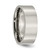 Chisel Titanium Polished 8mm Flat Band - TB-CBD6E5A2-1248