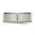 Chisel Titanium Polished 8mm Ridged Edge Band - TB-2C60AB7C-1827