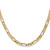 14K 22 inch 4.75mm Flat Figaro with Lobster Clasp Chain