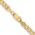 14K 22 inch 4.75mm Flat Figaro with Lobster Clasp Chain