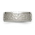 Chisel Titanium Polished and Hammered 8mm Beveled Edge Band - TB-1AD52D03-7936