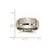 Chisel Titanium Polished and Hammered 8mm Beveled Edge Band - TB-8301F3D2-7732