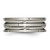 Chisel Titanium Polished and Satin 8mm Grooved and Notched Band - TB-0E055120-5206