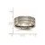 Chisel Titanium Polished and Satin 8mm Grooved and Notched Band - TB-70F168A8-8808