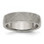 Chisel Titanium Polished and Textured 6mm Band - TB-109F6818-6040