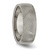 Chisel Titanium Polished and Textured 8mm Band - TB-8C0606CB-5960