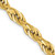 14K 22 inch 5.4mm Semi Solid Rope with Lobster Clasp Chain