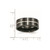 Chisel Titanium Polished Black IP-plated 8mm Grooved Comfort Fit Band - TB-EEF2B2B7-2299