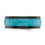 Chisel Titanium Polished Black IP-plated with Imitation Turquoise Inlay 8mm Band - TB-5352ACDD-9558