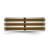 Chisel Titanium Polished Brown Enamel Striped 8mm Flat Band - TB-1699759F-1179