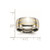 Chisel Titanium Polished with 14k Gold Inlay 10mm Band - TB-2ED019DE-1240