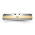 Chisel Titanium Polished with 14k Gold Inlay 5mm Band - TB-084BF8A3-1600