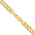 14K 22 inch 8.5mm Open Concave Curb with Lobster Clasp Chain