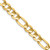 14K 22 inch 8.75mm Concave Open Figaro with Lobster Clasp Chain