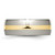 Chisel Titanium Polished with 14k Gold Inlay 8mm Band - TB-C32C06DB-4185