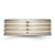 Chisel Titanium Polished with 14k Gold Inlay 8mm Flat Band - TB-419D72F2-2806