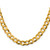 14K 22 inch 9.4mm Lightweight Flat Cuban with Lobster Clasp Chain