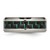 Chisel Titanium Polished with Black and Green Carbon Fiber Inlay 8mm Band - TB-90D3B170-2485