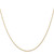 14K 22 inch Carded .7mm Cable Rope with Spring Ring Clasp Chain