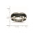 Chisel Titanium Polished with Black Carbon Fiber Inlay 8mm Band - TB-36A0A36D-2516