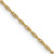 14K 22 inch Carded .95mm Cable Rope with Spring Ring Clasp Chain