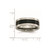 Chisel Titanium Polished with Black Carbon Fiber Inlay 8mm Band - TB-B5AFDF07-7148