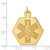 14k 22.5mm Hexagon Non-enameled Medical Jewelry Pendant
