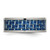 Chisel Titanium Polished with Blue Carbon Fiber Inlay 8mm Flat Band - TB-DEA05BE4-4793