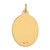 14k 23x16.5mm Oval Non-enameled Medical Jewelry Pendant