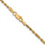 14K 24 inch  2.25mm Diamond-cut Milano Rope with Lobster Clasp Chain