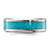 Chisel Titanium Polished with Turquoise Inlay 8mm Band - TB-F20041C2-9153