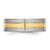 Chisel Titanium Polished Yellow IP-plated 7mm Grooved Band - TB-0A9D4B03-3381