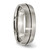 Chisel Titanium Satin 6mm Grooved Band - TB-BFD99C28-7283