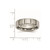 Chisel Titanium Satin and Polished 6mm Grooved Band - TB-9252CE59-5372