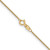 14K 24 inch .9mm Curb  with Spring Ring Clasp Pendant Chain